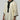 Cream Green Luxury Zipped Moroccan Gandoura Thobe