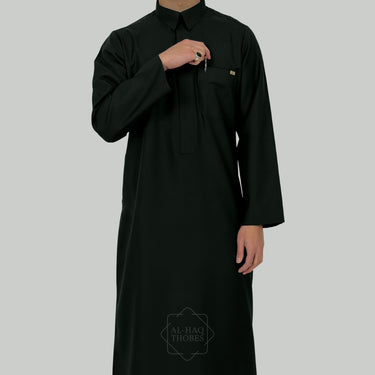 ثوب أزرق توقيع الحق
