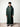 Luxury Forest Green hooded Moroccan djellaba – view 2
