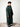 Luxury Forest Green hooded Moroccan djellaba – view 3