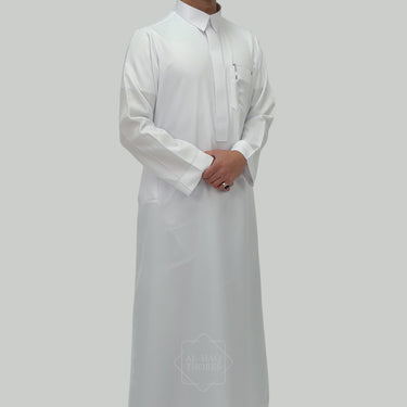 ثوب أزرق توقيع الحق