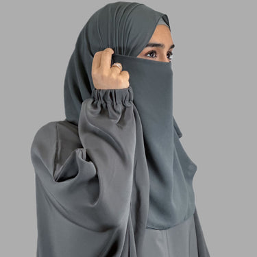 عباية الفراشة الرمادية الفاخرة