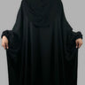Premium Obsidian Black Butterfly Abaya
