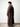 Luxury Mocha Brown hooded Moroccan djellaba – view 3