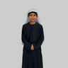 Boys Luxury Midnight Blue Lightweight Emirati Thobe