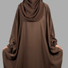 Premium Mocha Brown Butterfly Abaya