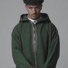 Luxury Forest Green hooded Moroccan djellaba – on-model video