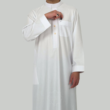 ثوب أزرق توقيع الحق
